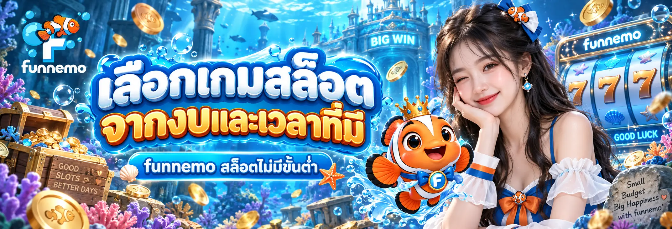เลือกเกมสล็อตจากงบและเวลาที่มี